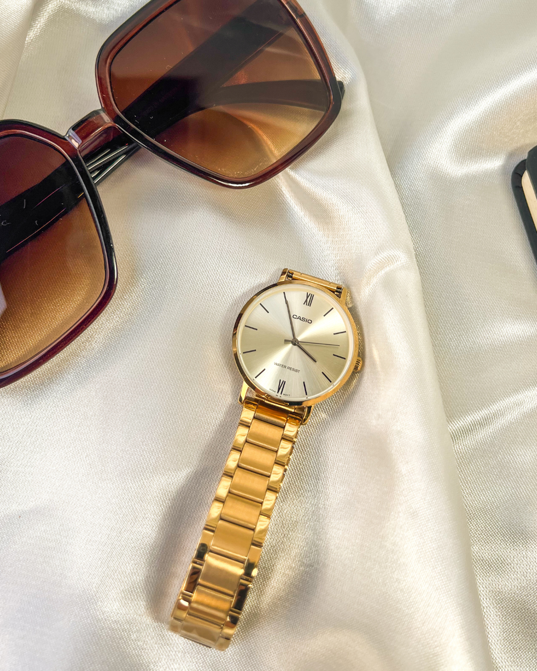 Casio Circular Dorado Mujer- LTP-VT01G-BUDF